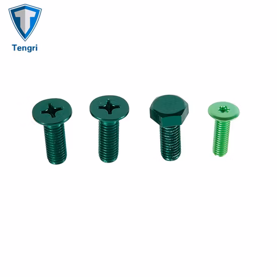 7075 Крепеж из анодированного алюминия, полые заклепки, винты с плоской головкой и шестигранной головкой, болты с шестигранной головкой, шестигранная гайка, плоские шайбы, винт с накатанной головкой, винт с шестигранной головкой для химической промышленности на складе